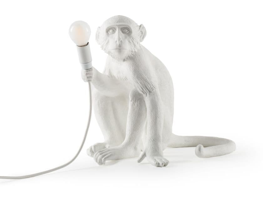 Monkey Lamp Sitting